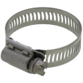 Product Image of 13/16" - 1-3/4" #20 Stainless Steel Worm Gear Hose Clamp w/ Stainless Steel Screw