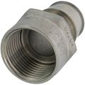 Product Image of 3/4" 304 Stainless Steel Expansion PEX x 3/4" Female Adapter