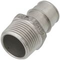 Product Image of 3/4" 304 Stainless Steel Expansion PEX Male Adapter