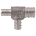3/4" x 1/2" x 1/2" PEX Stainless Steel Tee (Lead Free)