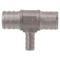 3/4" x 3/4" x 3/8" PEX Stainless Steel Tee (Lead Free)