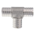 1" PEX Stainless Steel Tee (Lead Free)