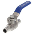 Product Image of 1/2" 304 Stainless Steel PEX Crimp Ball Valve