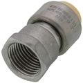 Product Image of 1/2" CTS x 1/2" FNPT 304 Stainless Steel Push-Fit Adapter (Lead Free)
