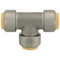 Product Image of 1" CTS 304 Stainless Steel Push-Fit Tee (Lead Free)