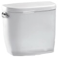 Product Image of Entrada 1.28 gpf Single Flush Toilet Tank for Close Coupled Toilet, Right-Hand Trip Lever (Cotton White)