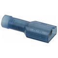 Product Image of Female Wire Disconnect, Blue, Vinyl, 16-14 AWG 3/16" Tab (Pack of 100), 14RB-2577C