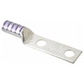 Product Image of Rectangle Ring Terminal, Non-Insulated, 4/0 AWG, Compression Connection 4.7" Long, Purple, 54866BE