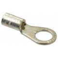 Product Image of Round Ring Terminal, Non-Insulated, 8 AWG, Crimp 1.32" Long, 0.59" Wide, Red (Pack of 25), D8-38