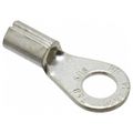 Product Image of Round Ring Terminal, Non-Insulated, 8 AWG, Crimp 1.32" Long, 0.59" Wide, Red (Pack of 25), D8-516