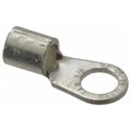 Product Image of Round Ring Terminal, Non-Insulated, 4 AWG, Crimp 1.35" Long, 0.6" Wide, Yellow (Pack of 20), F4-38