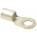 Product Image of Round Ring Terminal, Non-Insulated, 4 AWG, Crimp 1.35" Long, 0.6" Wide, Yellow (Pack of 20), F4-516