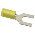 Product Image of D Ring Terminal, Nylon Insulated, 12 - 10 AWG, Crimp 1.12" Long, 0.53" Wide, Yellow (Pack of 50), RC10-14