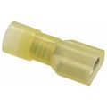 Product Image of Female Wire Disconnect, Yellow, Nylon, 12-10 AWG, 1/4" Tab (Pack of 75), TNF10-250FD-XV