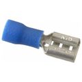 Product Image of Female Wire Disconnect, Blue, Vinyl, 16-14 AWG, 1/4" Tab (Pack of 75), TV14-250FD-XV
