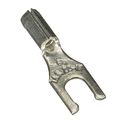 Product Image of Locking Fork Terminal, Red, Non-Insulated, #6 Stud, Crimp 600V (Pack of 100), A18-6FL