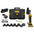 Product Image of 20V MAX Hydraulic Knockout Tool Kit w/ 1/2" - 2" Punches & Dies, Battery, Charger, Studs, Strap, & Cable