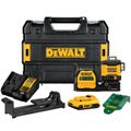 Product Image of 20V MAX XR 3 x 360 Green Laser w/ Charger, Bracket, Card, & Case