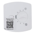Product Image of SimplyVAV Room Temp. Sensor, Setpoint Dial, Override, Modular, White (10k Ohms)