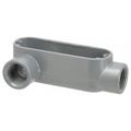 Product Image of 1/2" Threaded Die Cast Aluminum Conduit Body w/ Right Side Opening, ALR-1