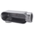 Product Image of 2" Threaded Die Cast Aluminum Conduit Body w/ Right Side Opening, ALR-6