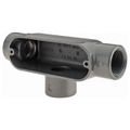Product Image of 3/4" Threaded Die Cast Aluminum T-Style Conduit Body, AT-2