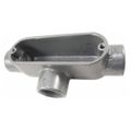 Product Image of 2" Threaded Die Cast Aluminum T-Style Conduit Body, AT-6