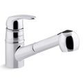 Product Image of Valton 1-Handle Pull Out Kitchen Faucet (Polished Chrome)