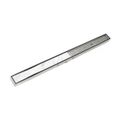 Product Image of 48" S-Stainless Steel Series Complete Kit with Tile Insert Frame (Polished Stainless)