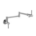 Product Image of Steel Series Two Handle Wall Mounted Pot Filler (Stainless Steel)