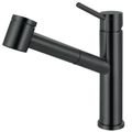 Product Image of Steel 9" Single Handle Pull-Out Kitchen Faucet (Industrial Black), STL-PO-IBK
