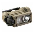 Product Image of Nylon Handheld Flashlight, LED, 70 Hr Max Run Time, w/ CR123A, 15 Light Modes, Coyote Tan, 14517