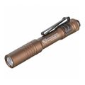 Product Image of MicroStream USB Mini Flashlight, White LED, IPX4, w/ USB Rechargeable Lithium-Ion Battery, Coyote Tan (250/50 Lumens), 66608