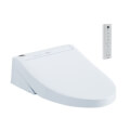 C5 Washlet Electric Heated Bidet Toilet Seat for Elongated Toilet (Cotton White)