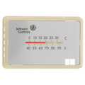 Product Image of Beige Thermostat Cover Plate Assembly,Exposed setpoint, with °F/°C thermometer (Horizontal Mount)