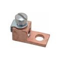 Product Image of 8 to 4 AWG Non-Insulated Compression Connection Square Ring Terminal, 31005