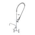 Product Image of Easyinstall Pre-rinse, Deck Mount Base, 8" Centers, 12" Add-on Faucet, 6" Wall Bracket, B-0123-ADF12-B