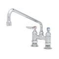 Product Image of Double Pantry Faucet, Deck Mount, 4" Centers, 12" Swing Nozzle (062x), Lever Handles, B-0225