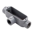 3/4" Rigid Threaded T Type Aluminum Conduit Body - Aluminum