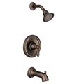 Product Image of Brantford Oil Rubbed Bronze Posi Temp Tub And Shower Trim w/ PEX Crimp M-pact Valve, 2.5 Gpm, T2153ORB-2580-L