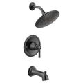 Product Image of Dartmoor Matte Black Posi-temp Eco-performance Tub And 8" Shower Trim, 1.75 Gpm