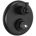 Product Image of Dorval Traditional 2-handle Monitor 14 Series Valve Trim w/ 3 Setting Diverter (Matte Black), T24856-BLLHP