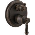 Product Image of Cassidy Traditional 2-Handle Monitor 14 Series Valve Trim w/ 3-Setting Integrated Diverter (Venetian Bronze), T24897-RB