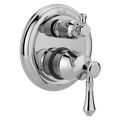 Product Image of Cassidy Traditional 2-Handle Monitor 14 Series Valve Trim w/ 3-Setting Integrated Diverter (Chrome), T24897