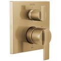 Product Image of Ara Angular Modern Monitor 14 Series Valve Trim w/ 6-Setting Integrated Diverter (Champagne Bronze), T24967-CZ