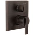 Product Image of Ara Angular Modern Monitor 14 Series Valve Trim w/ 6-Setting Integrated Diverter (Venetian Bronze), T24967-RB