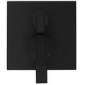 Product Image of Ara Angular Modern Monitor 17 Series Valve Trim w/ 3-Setting Diverter (Matte Black), T27867-BL