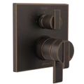 Product Image of Ara Angular Modern Monitor 17 Series Valve Trim w/ 3-Setting Integrated Diverter (Venetian Bronze), T27867-RB