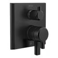 Product Image of Pivotal Monitor 17 Series Valve Trim w/ 3-Setting Integrated Diverter (Matte Black), T27899-BL