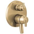 Product Image of Trinsic Contemporary Monitor 17 Series Valve Trim with 6-Setting Integrated Diverter (Champagne Bronze), T27959-CZ